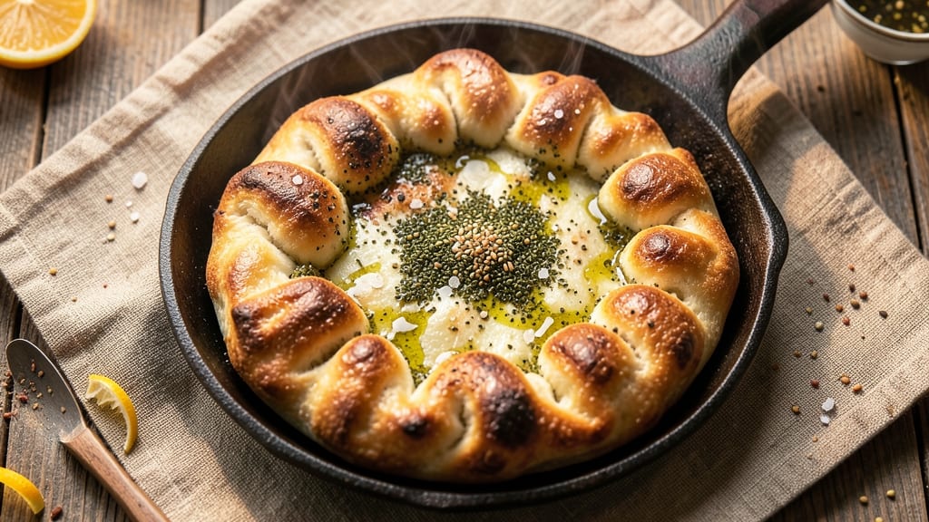 Authentic Turkish Pide Bread Recipe: Za’atar-Kissed Crust With Pillowy Softness Inside