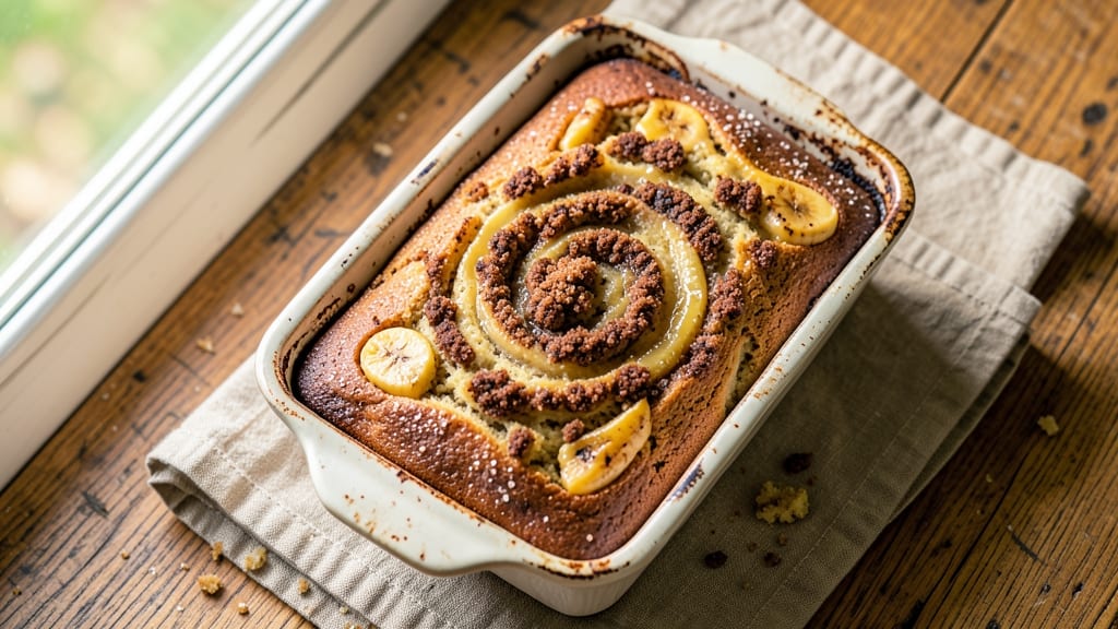 Aunty Sandy's Famous Banana Bread Recipe: Walnut-Studded Moistness with Vanilla Swirls