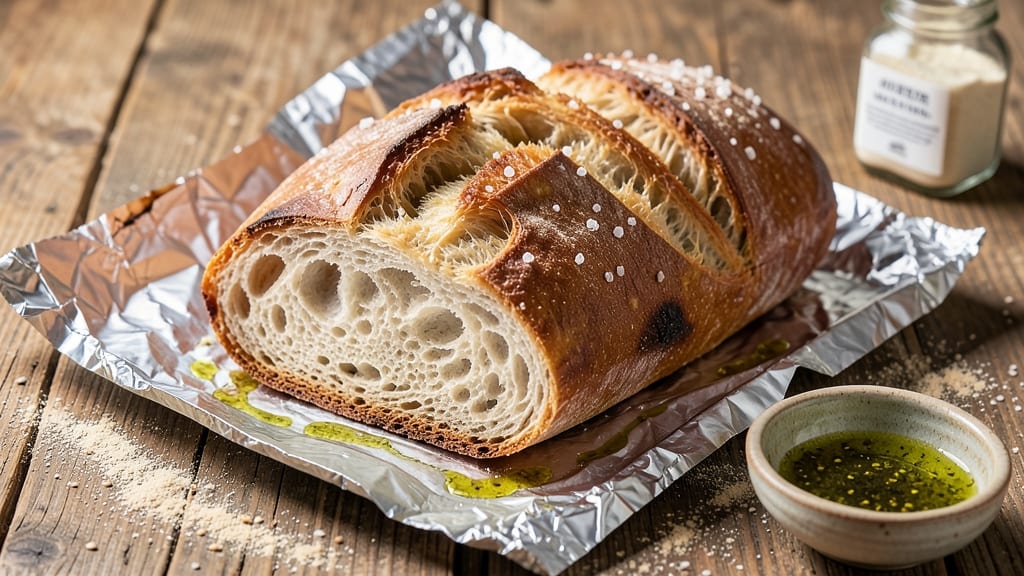 Authentic Ancient Roman Bread Recipe: Crusty, Foil-Sealed Loaf With Olive Oil Magic