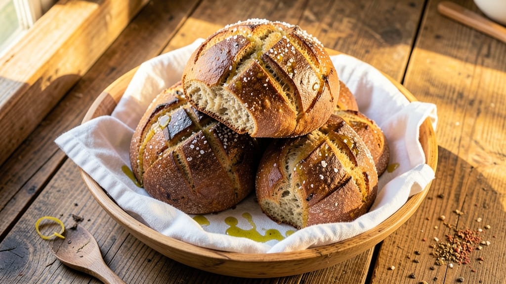 Authentic Muffuletta Bread Recipe: Olive Oil Magic for Pillowy Crust and Spiced Swirls