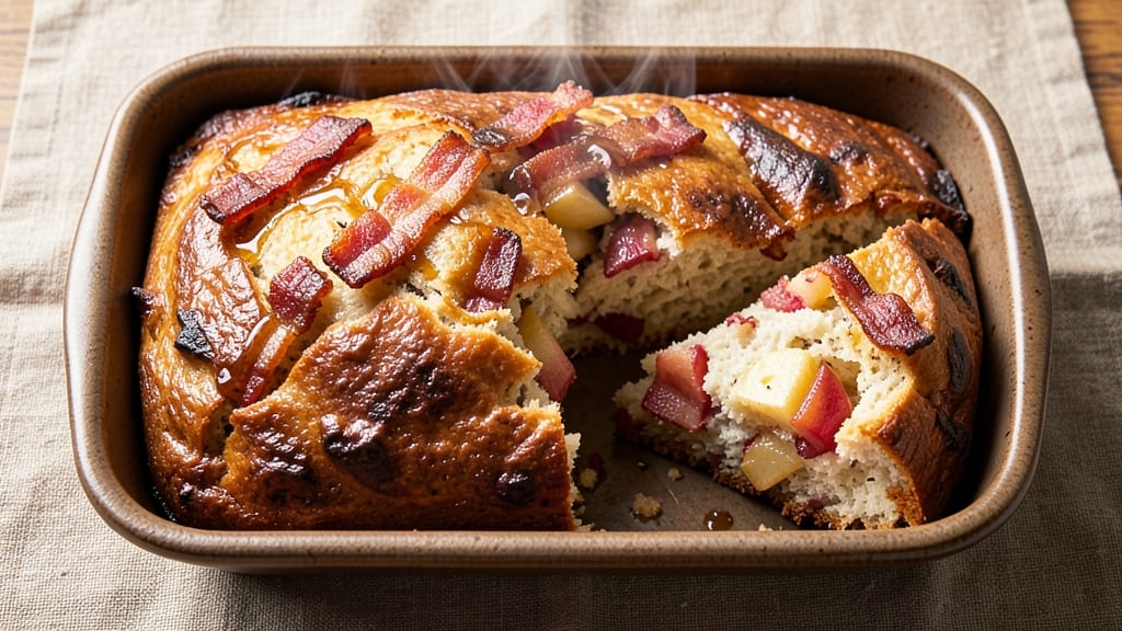 Apple Bacon Beer Bread Recipe: Smoky-Sweet Crust With Foil-Sealed Juice Lock