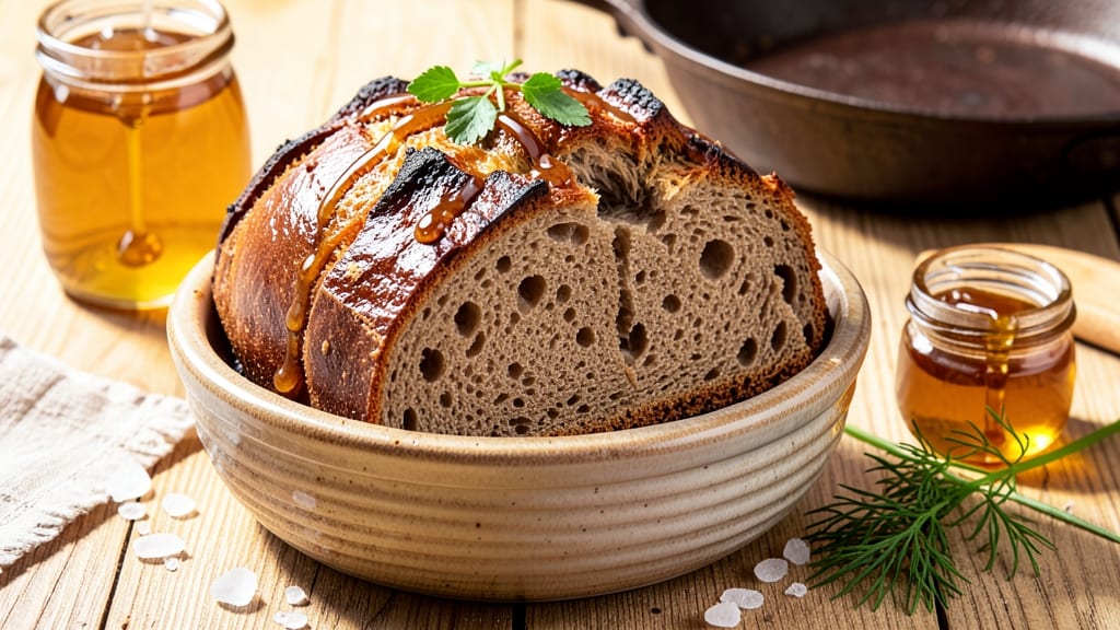 Authentic Russian Black Bread Recipe: Sourdough Crust With Deep Rye Flavor