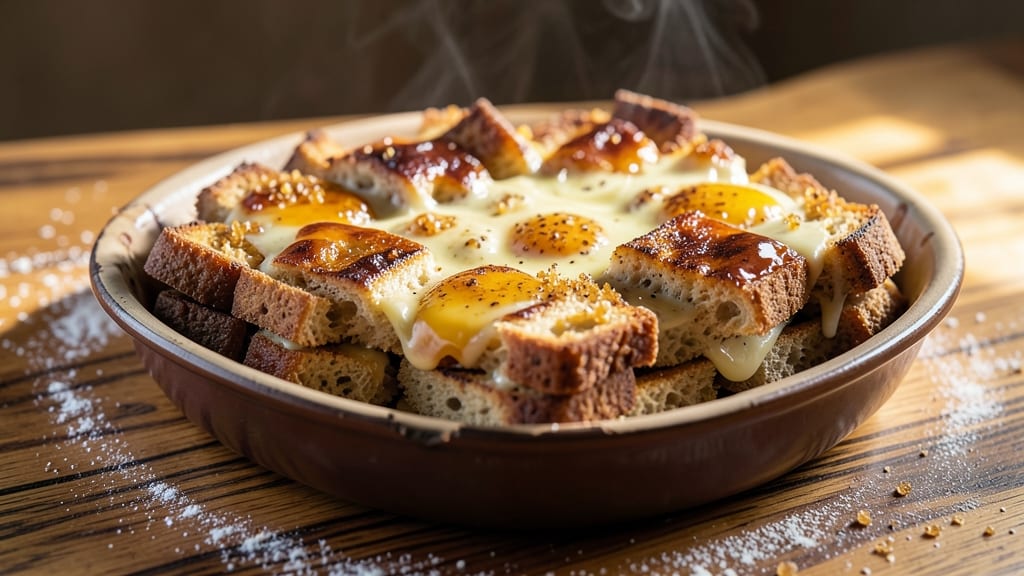 Atlanta Bread Company Bread Pudding Recipe: Vanilla-Infused Crunch With Foil-Sealed Gooey Cores