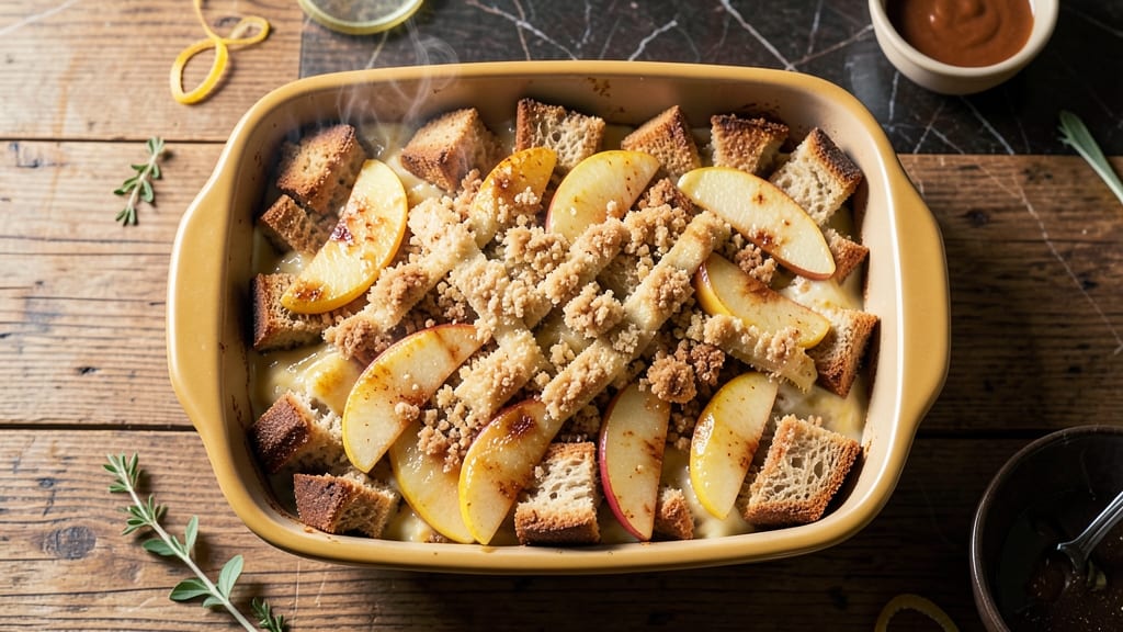 Apple Banana Bread Pudding Recipe: Warm Spice-Infused Layers of Cinnamon and Vanilla