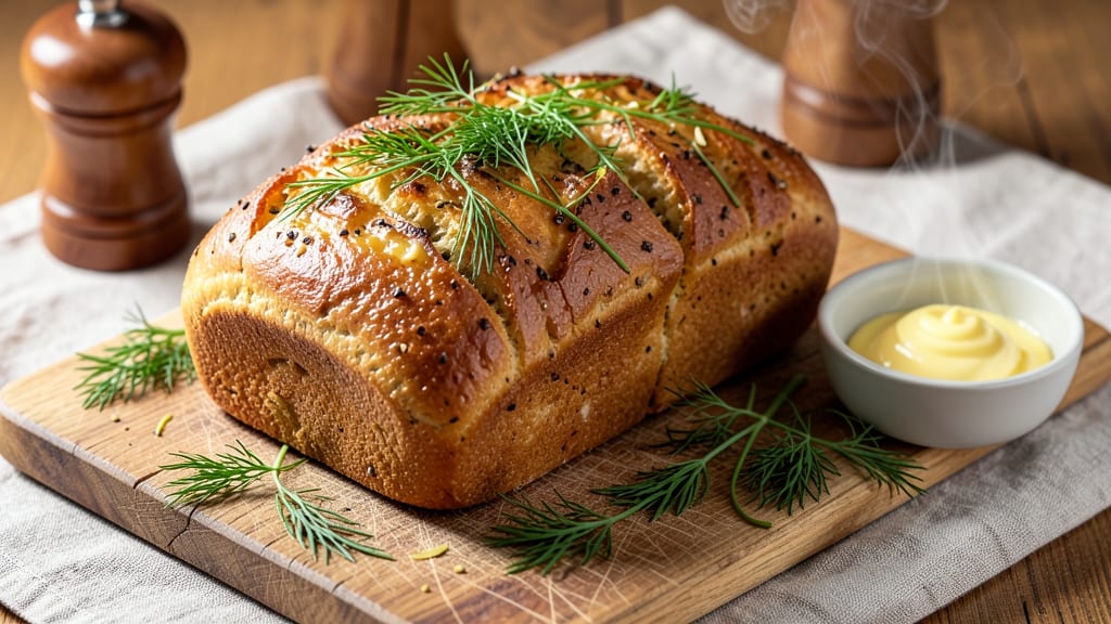 Artisan Dill Bread Recipe: Herbed Crust and Pillowy Softness in One Loaf