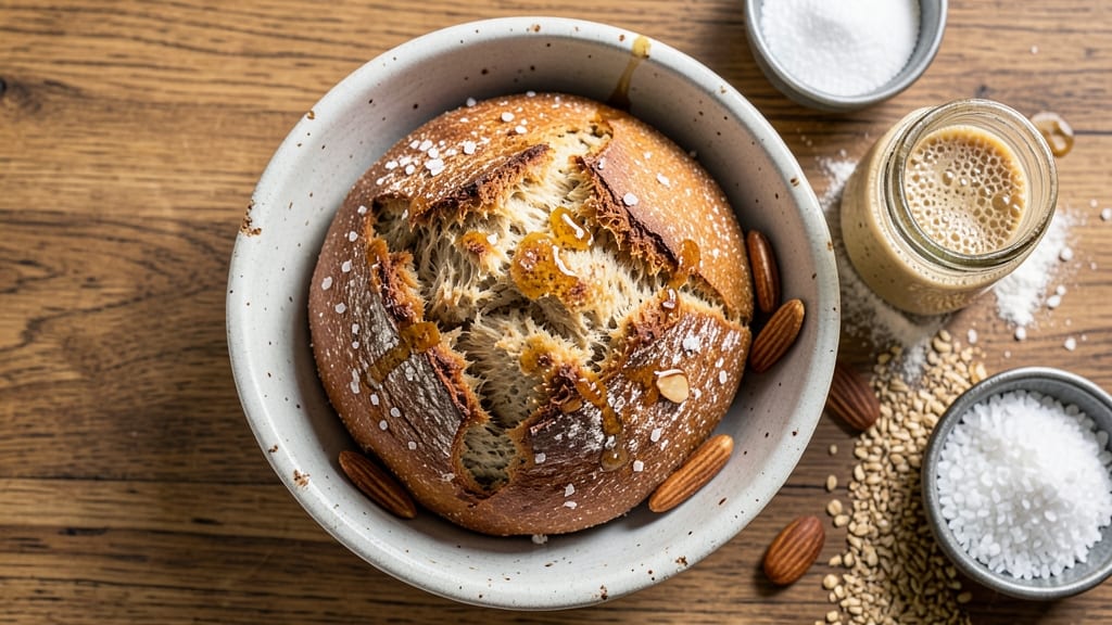 Almond Sourdough Bread Recipe: Nutty Crust With Foil-Sealed Softness Inside