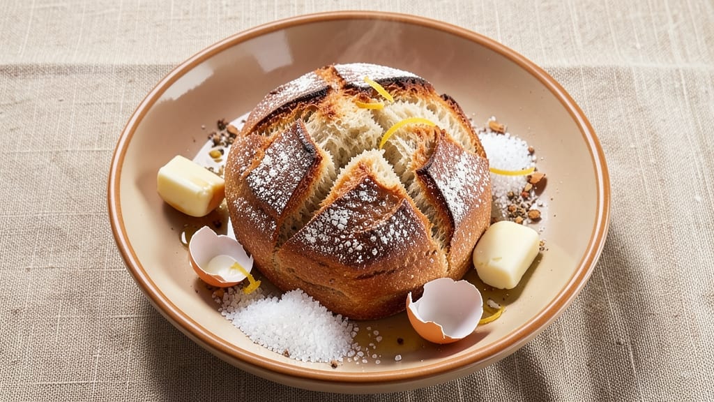 American Bread Recipe: Homestyle Crusty Crumb With Foil-Sealed Rise