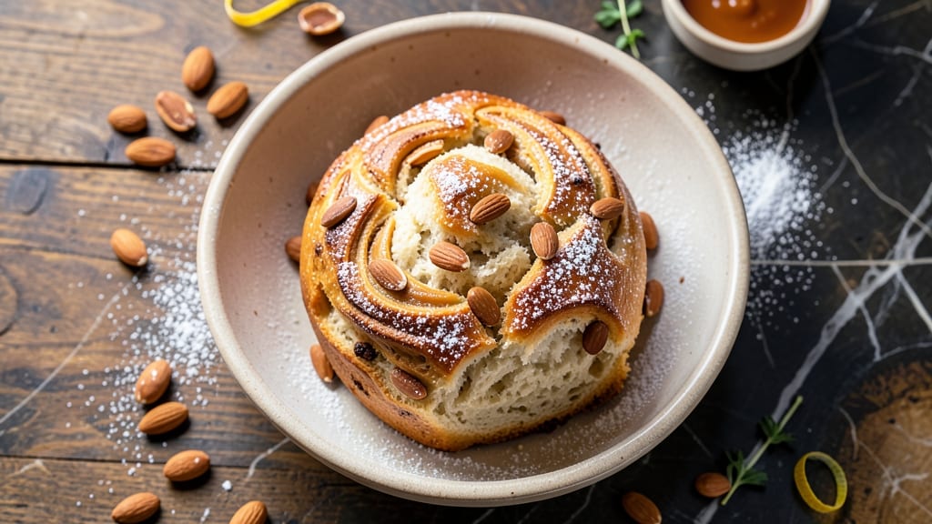 Almond-Filled Sweet Bread Recipe: Nutty Swirls and Buttery Crust Magic