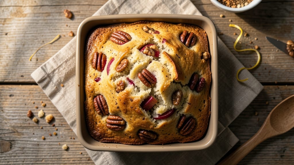 Apple Walnut Quick Bread Recipe: Crunchy Nut Topping and Spiced Apple Swirls