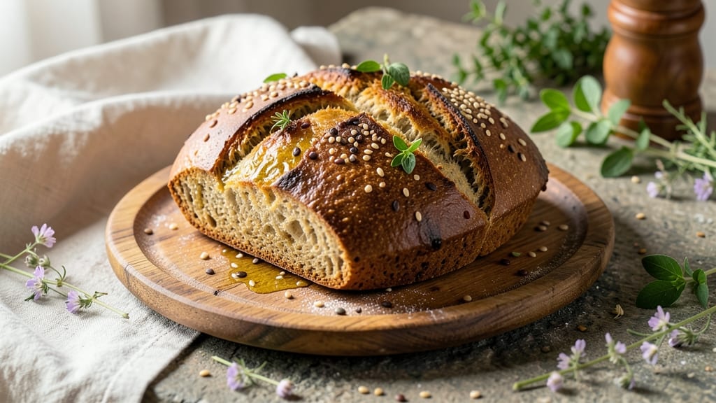 Ancient Greek Barley Bread Recipe: Crusty Crunch With Foil-Sealed Nutty Depth