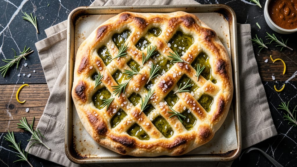 Airy Focaccia Bread Recipe: Olive Oil-Poofed Pillows in 15 Minutes